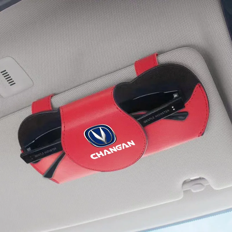 

Car Sun Visor Storage Box Storage Bag Glasses Sunglasses Case Holder for CHANGAN CS75 CS35 CS15 CS95 RAETON CX70 Car Accessories