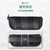 EDC Leather zipper storage bag Soft leather fabric Oxford flannelette quick opening storage bag for external wear belt 5