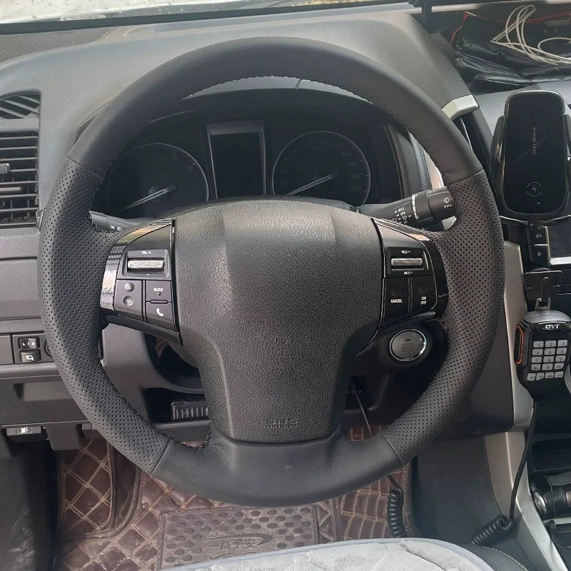 Maßgeschneiderte Auto-Lenkradabdeckung für Holden Colorado (AU) 2012–2019 Isuzu D-MAX 2013–2018 mu-X 2013. Auto-Innenraum-Auto-Styling