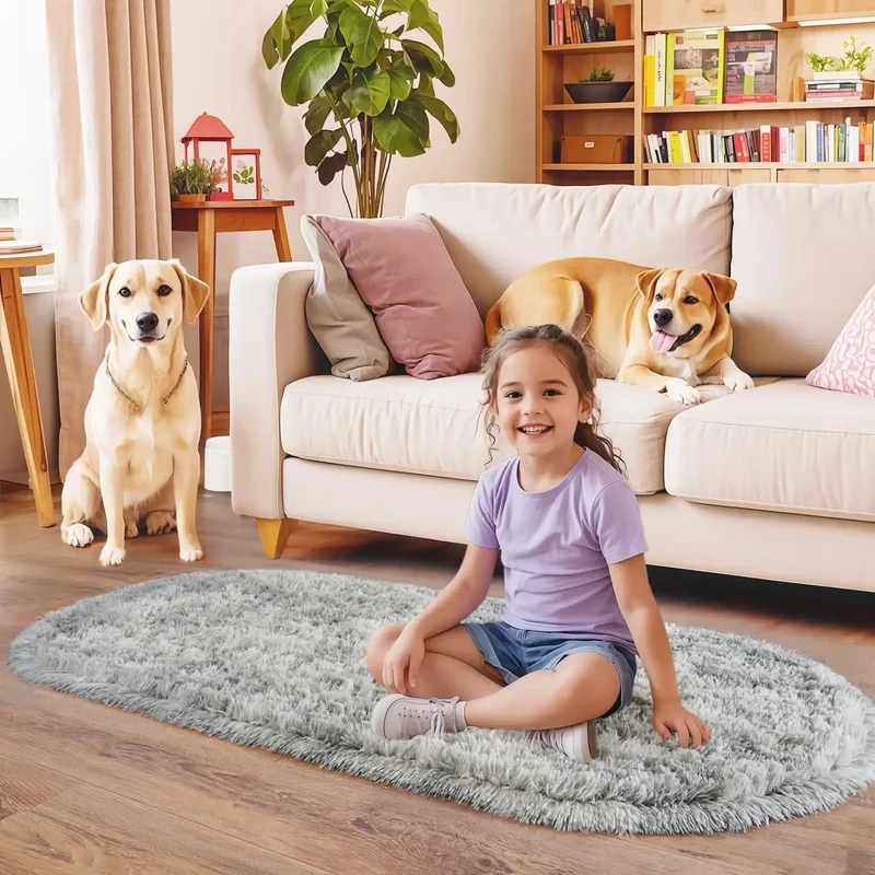 VIKAMA 스포티 오토바이 러그, 블랙 레이싱 트랙 디자인, 미끄럼 방지 및 먼지 방지 기능이 있는 긴 카펫, 차고 및 침실 장