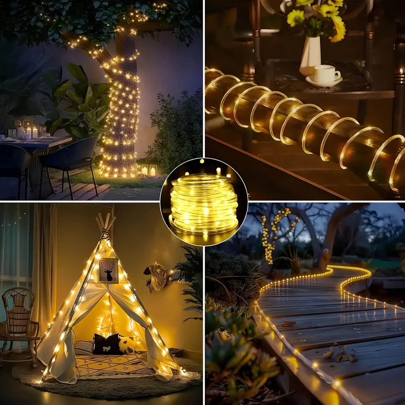 Solar LED Tube String Light 8
