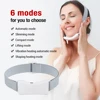 EMS Microcurrent Facial Lifting Massager Double Chin Reducer Vibration Heating Skin Tightening V Line Face Slimming Lifter Belt 2