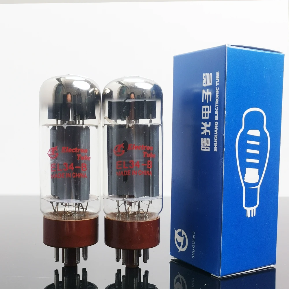 Shuguang EL34-B EL34 Vacuum Tube Replace 6CA7 EL34B 6P3P 5881 6550 KT88 EL34M Electron Tube Amplifier  DIY HIFI Audio Valve 6