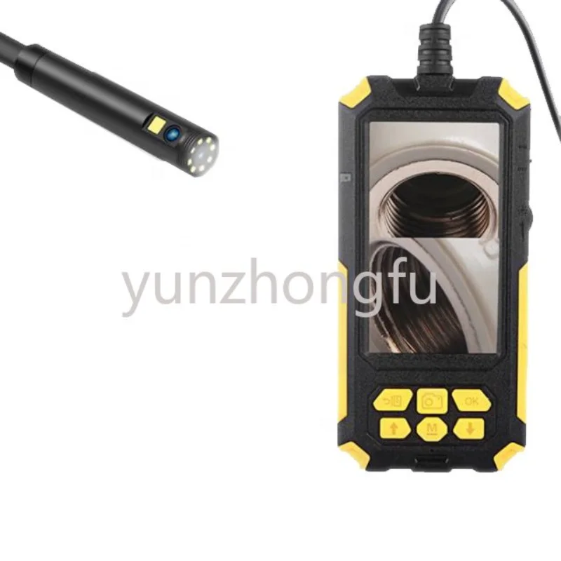 

5.5mm 1080p Dual lens Industrial endoscope 4.5-inch HD IPS screen dual camera waterproof pipe endoscope