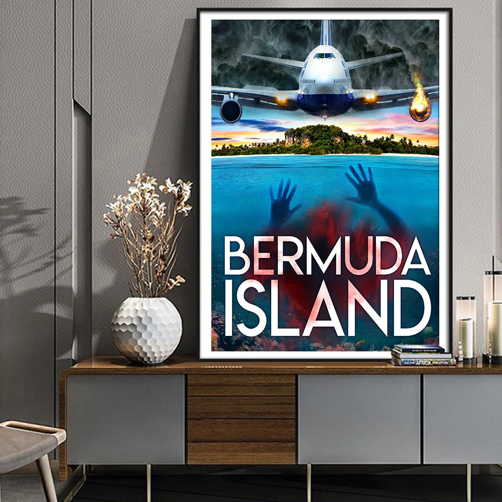 

Bermuda Ocean Scenery Poster Print Canvas Painting Terror Island Landscape Picture for Living Room Home Wall Art Decor Cuadros