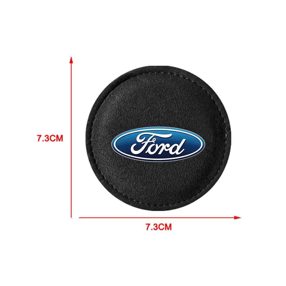Set of 2 Non-Slip Waterproof Heat-Resistant Car Cup Mats