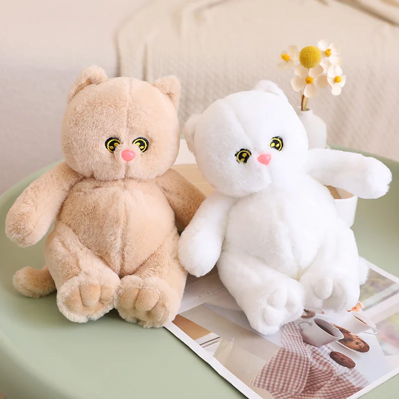 

28cm Cartoon Round Fatty Cat Plush Toy Kawaii Stuffed Animals Kittey Plushies Doll Anime Soft Kids BabyToys for Girls Boys Gifts