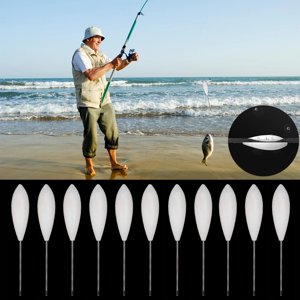 Flotteur de pêche acrylique forme bombardier 6g-30g - Bobine montante pour carpe et perche