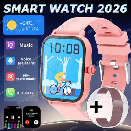 New Outdoor Smart Watch Health Monitoring Weather Bluetooth Call Music Control Sports Waterproof Women Men Smartwatch Gifts HW12 - Image 14