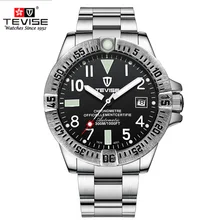 

TEVISE Automatic mechanical Watch Men Brand Luminous Hand Business Mechanical Watch Waterproof Stainless Steel Male Wristwatch