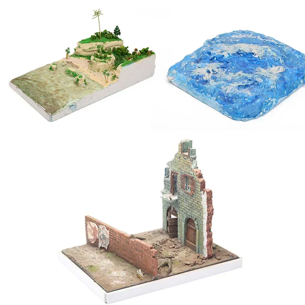 Model Tools Building Block Parts Model Building Parts 5Pcs Foam Board Modelling Building DIY Crafts Foam Slab 30x10x3cm Diorama DIY Model Material Diorama Base Board Sheet Sand Table