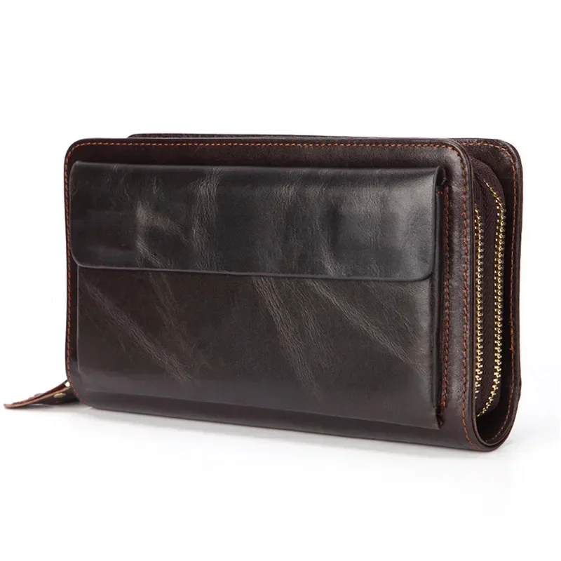 Genuine Leather Clutch Wallet for Men