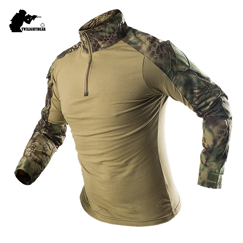 18 Colors Airsoft G2 Camou Shirts 5XL Oversized Elastic Frog Combat Shirt Uniform Outdoor Hunting Shooting Shirt AF655