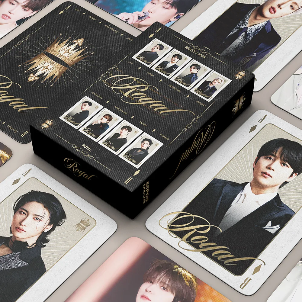 55pcs/set Kpop ATEEZ Lomo Cards ROYAL Photo Album Photocards photo album lomo cards album cards