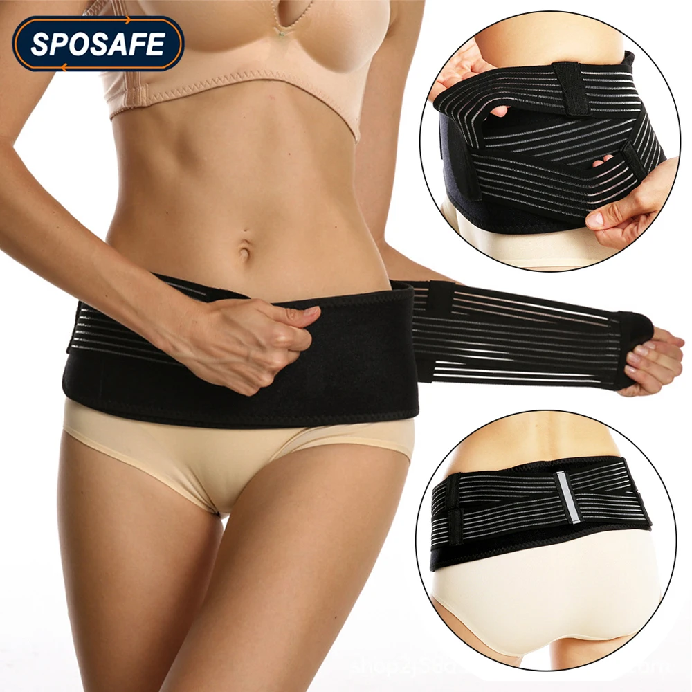 Waist Sacroiliac SI Joint Support Belt Lumbar Pelvic Hip Brace for Men Women Reduce Sciatic, Pelvic, Lower Back and Leg Pain