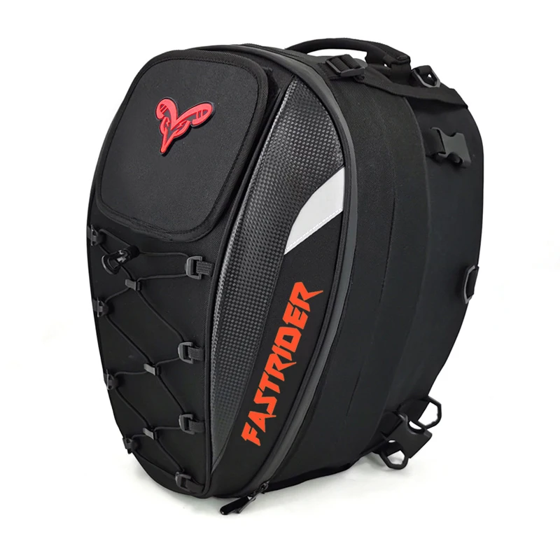 

Motorcycle Saddle Bag Motorcycle Bag Waterproof Backpack Reflective Multi-functional Tail Bag Luggage High-capacity