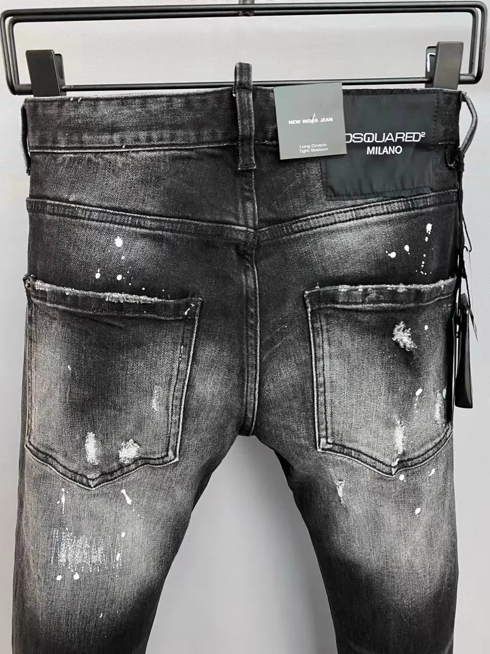 Light Luxury Washed Jeans detail shot