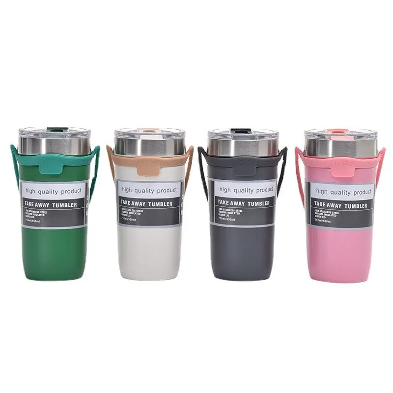 

550ML 304 Stainless Steel Portable Double-layer Insulation Cup Household Water Cup Four Seasons Universal Easy Cleaning