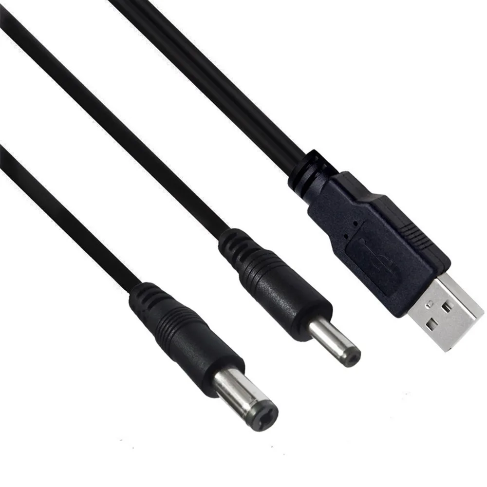 2 in 1 ̺ USB-DC 3.5*1.35/5.5*2.1mm  ̺ 0.3m