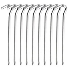 경량 텐트 펙 캠프사이트 그라운드 네일, 5개/10개 18cm 알루미늄 합금 쉘터 텐트 스테이크, 캠핑 텐트 액세서리