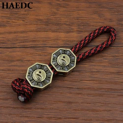 HAEDC Brass Beads EDC Paracord DIY Pendant Surviwal Akcesoria Lanyard Gadgets Outdoor Tools Edc Organizer Mini Gadgets