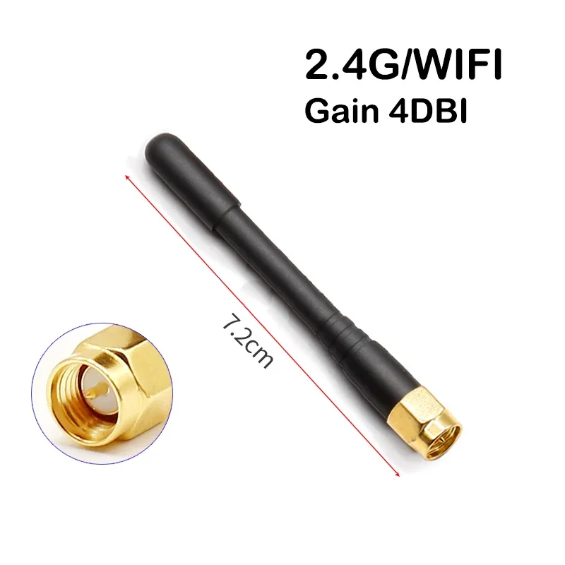 1pcs 2.4G WiFi Antenna Bluetooth ZigBee Signal Booster 4dbi External High Gain A