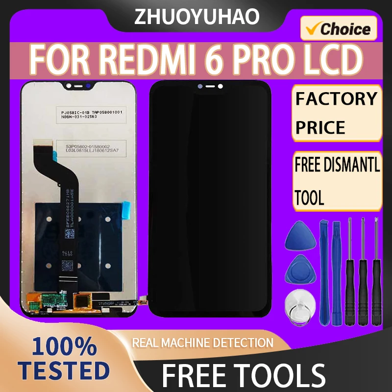 LCD Display Screen 5.84 for redmi 6 pro Replacement Touch Screen
