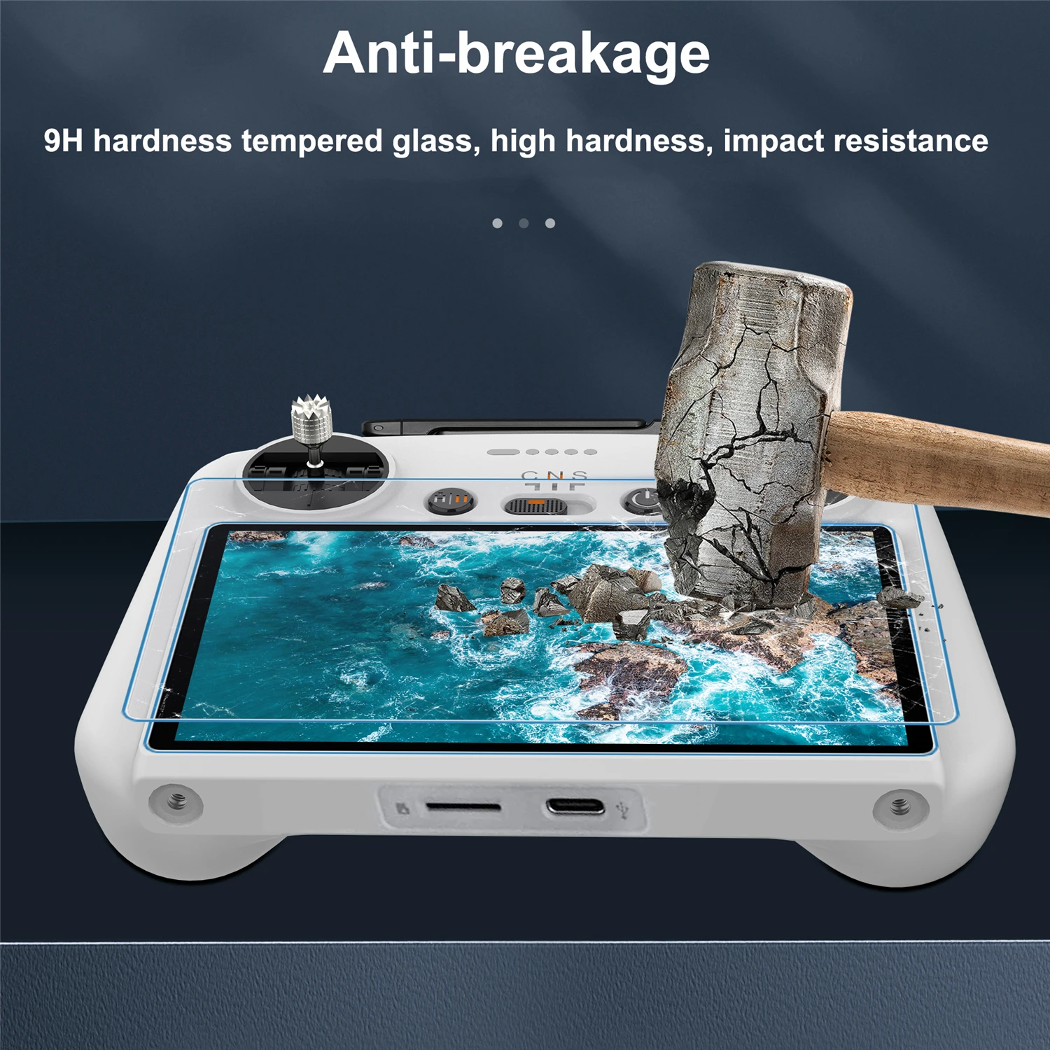 Protecteur écran verre trempé DJI RC 2 Air 3 - Lot de 2
