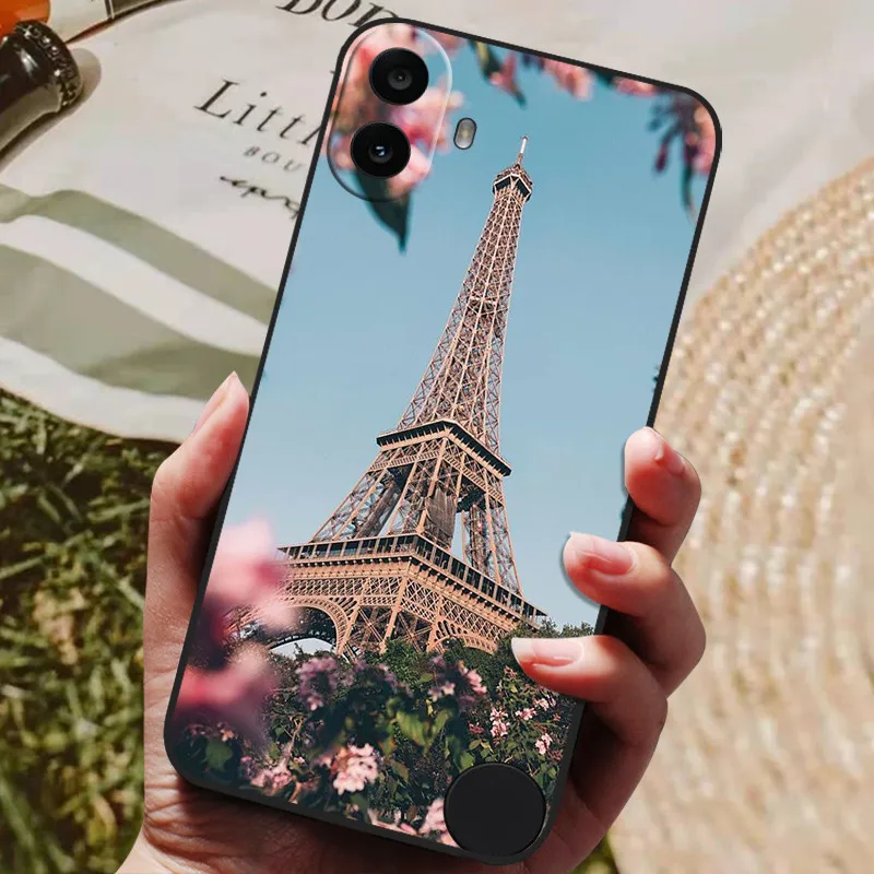 Luxury Silicone TPU Soft Shockproof Phone Case with Cute Cat Design