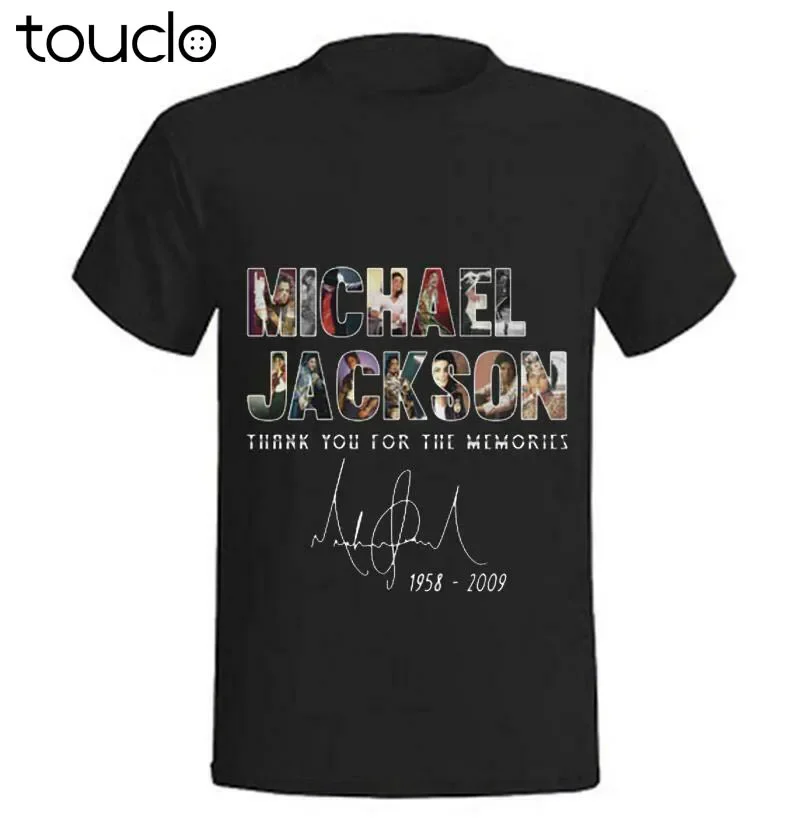 

Michael Jackson Thank You For The Memories Signature,100% Cotton, Size: S - 3 Xl unisex