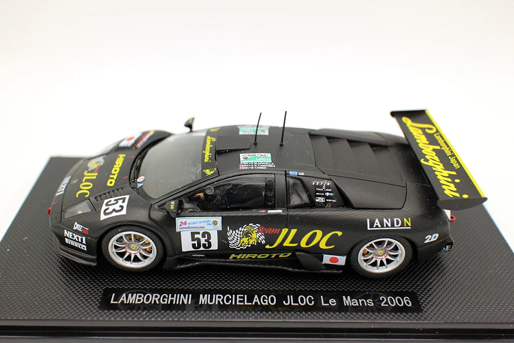 

Ebbro Racing Car Collection 1/43 Scale Murcielago JLOC Le Mans 2006 Diecast Car Model for collection #43784