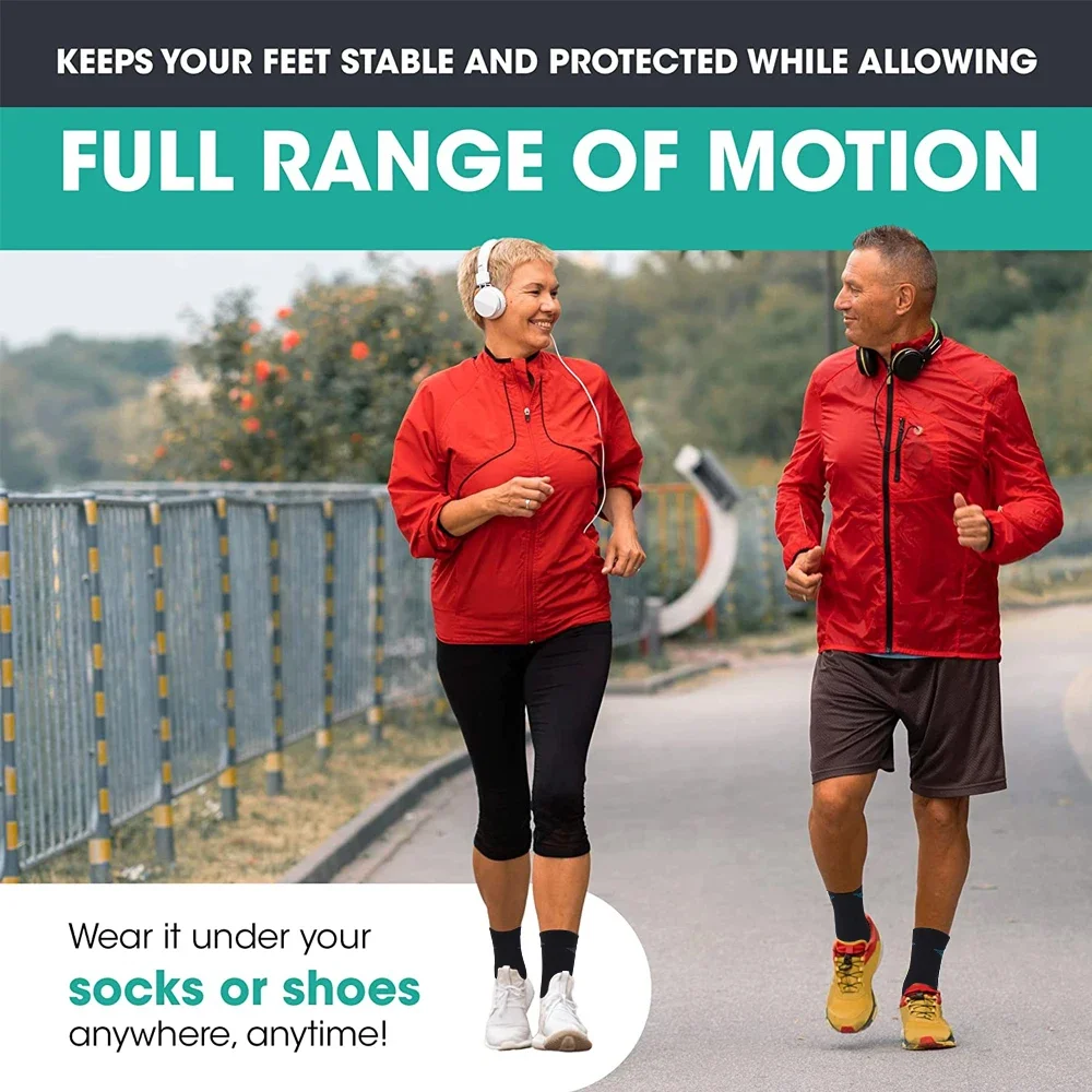 1Pair Neuropathy Socks for Men Women,Toeless Compression Socks,Ankle Compression Support Sleeve for Ankle Gout,Plantar Fasciitis