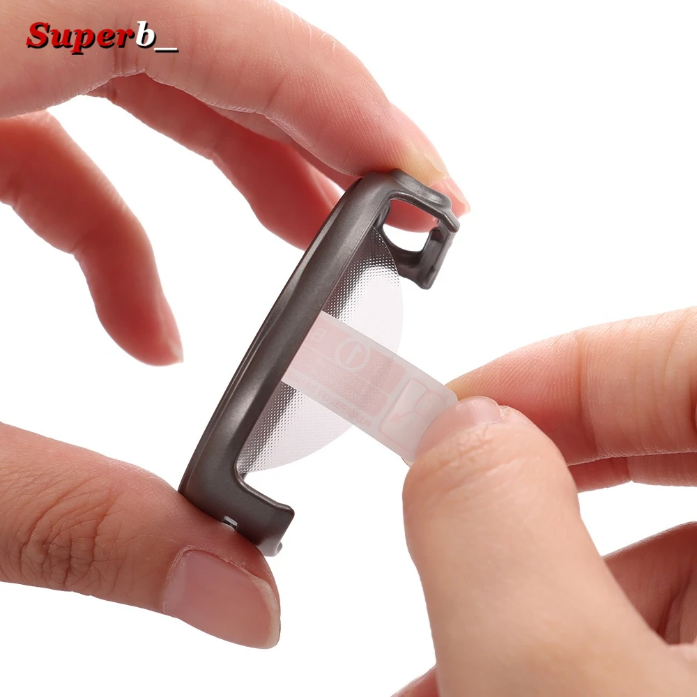 Premium Glass Screen Protector Case for Smartwatch - Durable Tempered Glass Cover with Hollow Design