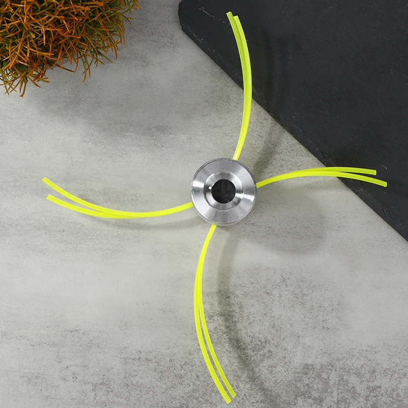 Universal Aluminum Trimmer Head Four Trimmer Lines Brush Cutter Grass Head Replacement Tool Part Grass Cutting