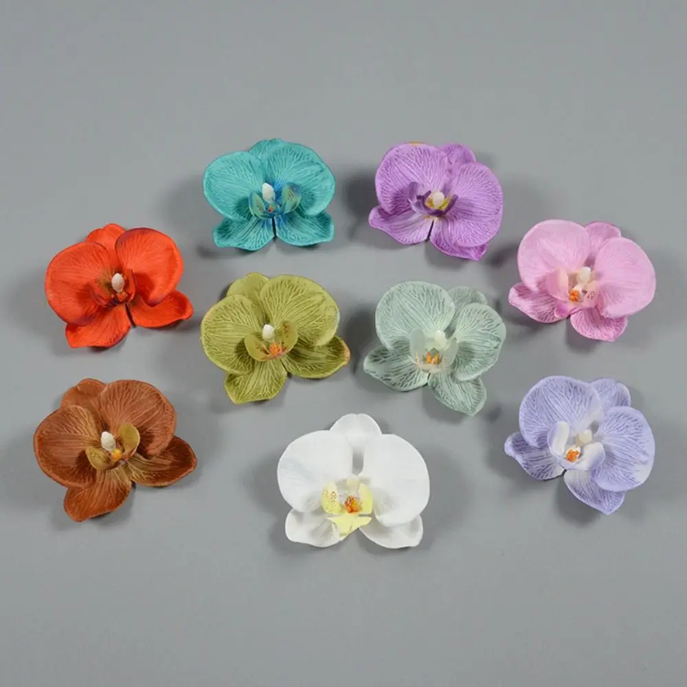 

DIY Jewelry Making Craft Simulated Flower Hairpin Headdress Butterfly Orchid Flower Handmade Accessories Decoration Gift