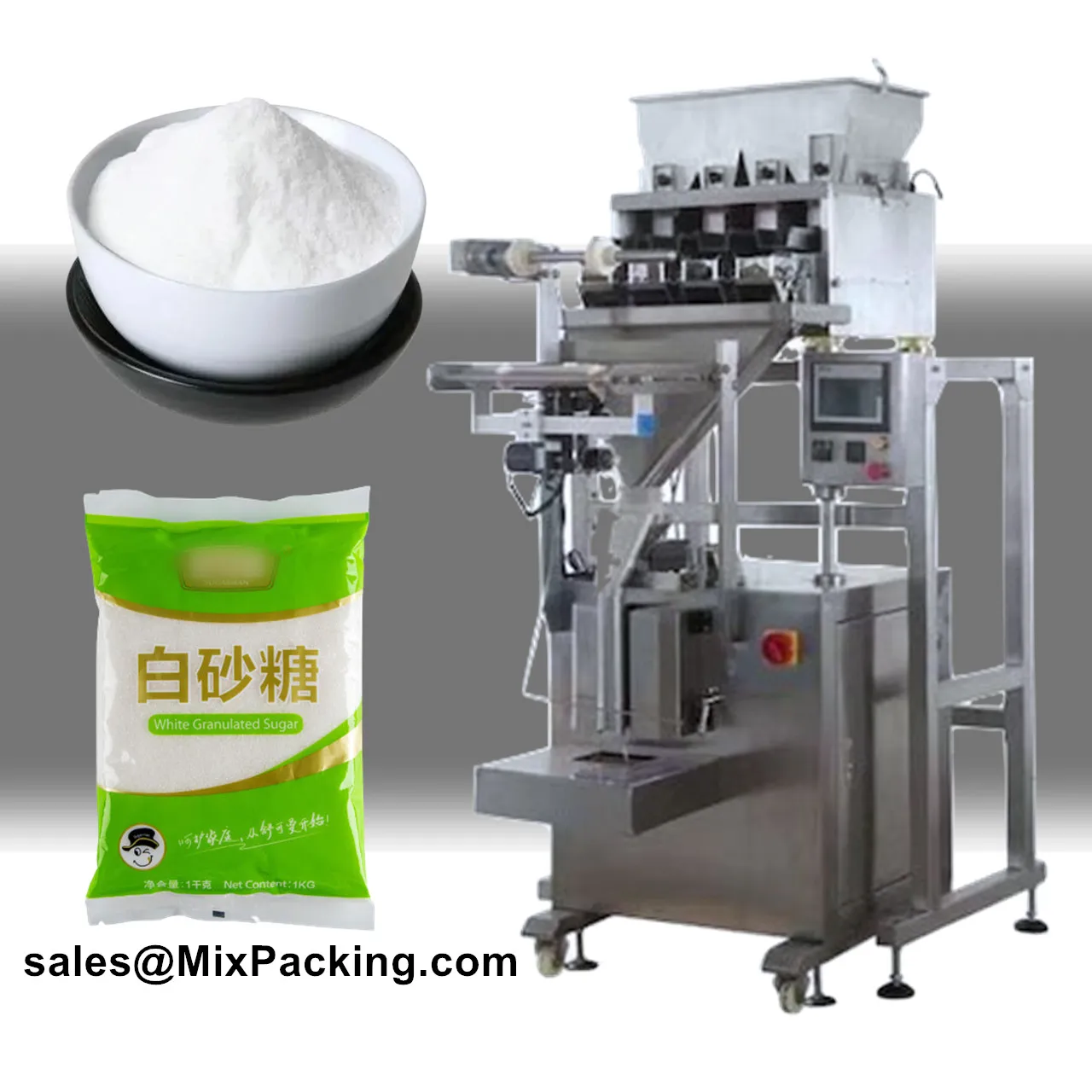 Automatic Weighing Pouch 50g Seasoning Powder Packaging Machine