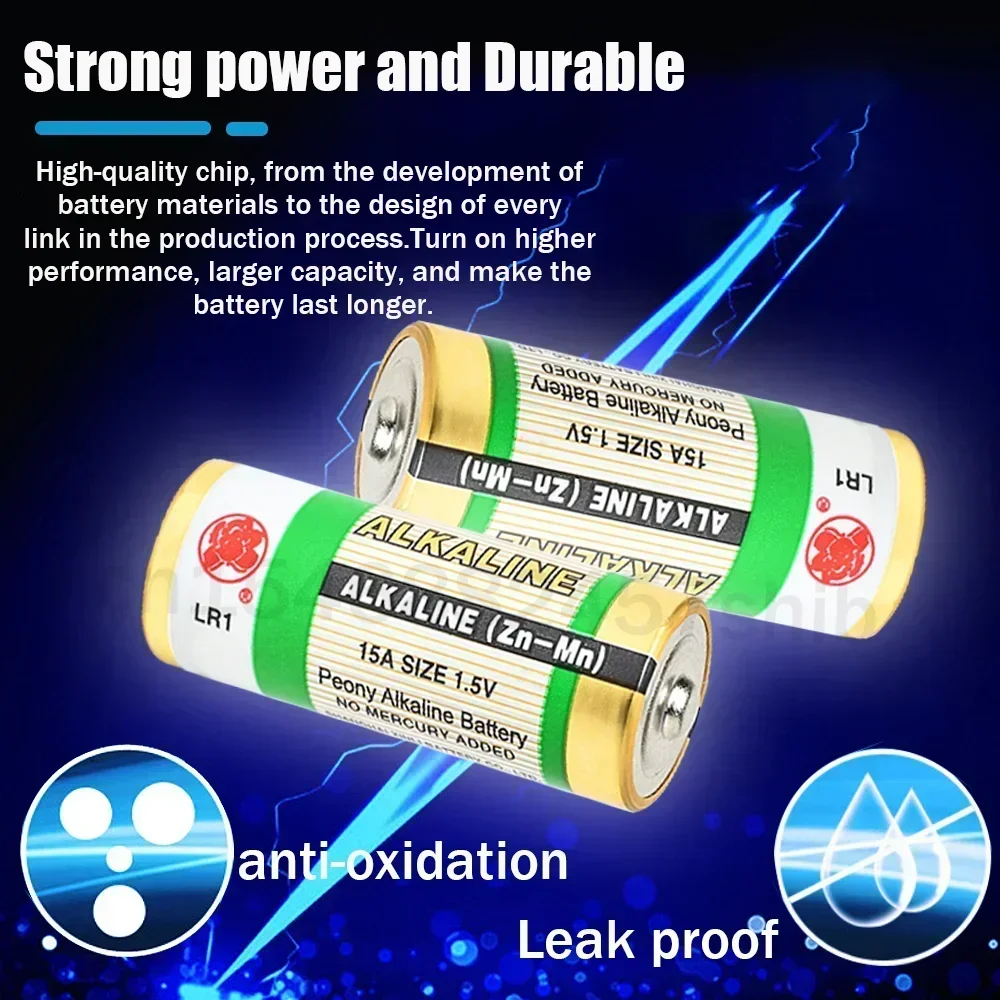 1.5V LR1 15A AM5 E90 AM5 MN9100 N Size Alkaline Battery For MP3 Walkman Toy Doorbell Bluetooth Speaker Dry Primary Batteria 3pcs alkaline battery disposable battery