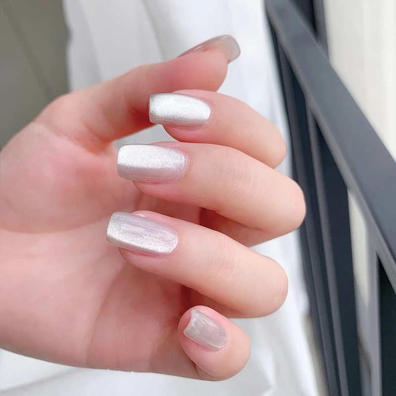 Pearl White Cat Eye Magnetic Powder Nail Art Decoration 3D Effect for Gel Polish Manicure Design Fine Particles Pigment nail powder nail pigment nail decoration