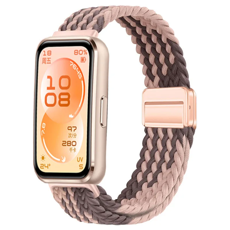 Braided Nylon Magnetic Buckle Adjustable Strap