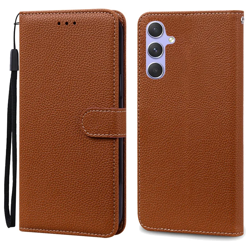 Leather Wallet Flip Case for Samsung Galaxy - Stylish Protective Phone Cover