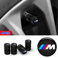 4Pcs Car Wheel Tire Valve Caps Air Stem Covers Accessories For Bmw M M3 M5 Performance E36 E39 E46 E53 E90 E60 E61 E93 X3 X1 4