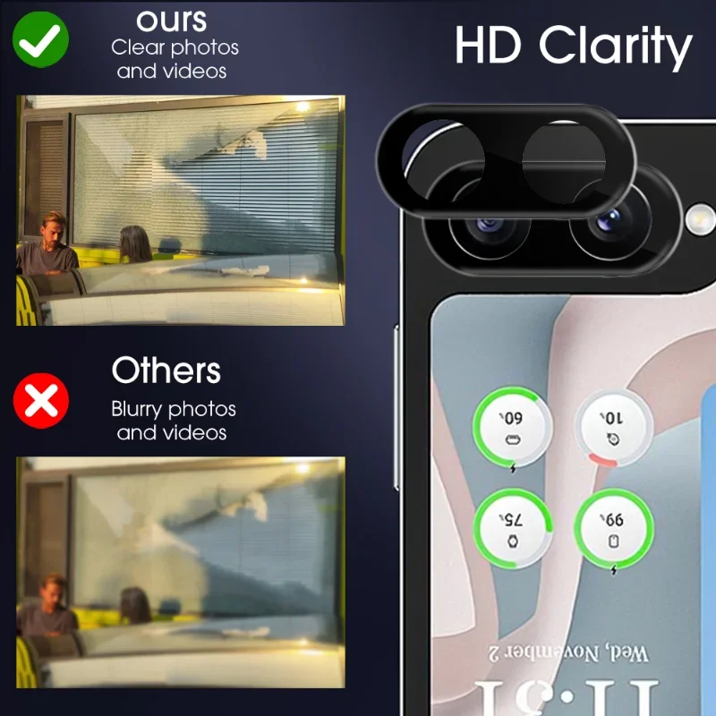 Screen Protector for Samsung Galaxy Z Flip 5 Camera Lens Film Anti-scratch HD Clear Protective Film for Samsung Z Flip5 ZFlip 5