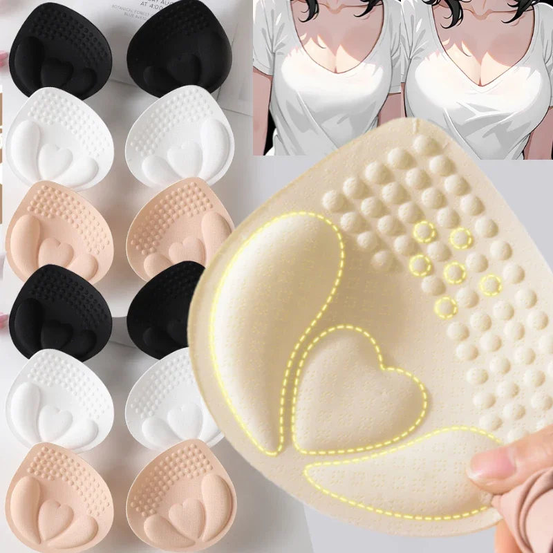 Bra Pads Inserts 3D Removable Push Up Women Underwear Breast Lift Breathable Sponge Padded Bra Pad Lining Swimsuit Insert