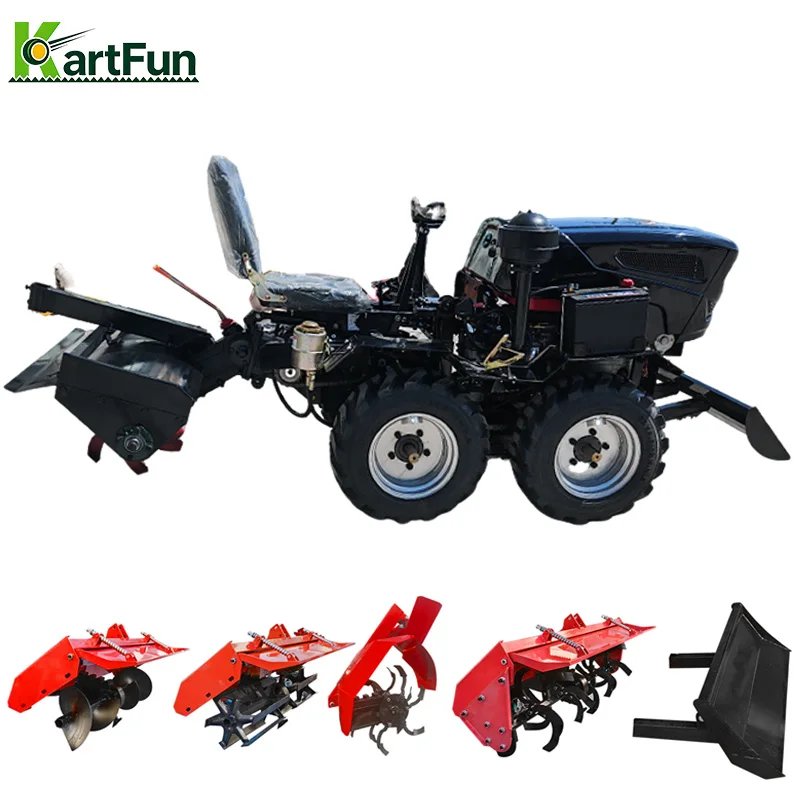 Heißer Verkauf: Kleiner 35-PS-Radtraktor mit CE-Motor – Mini-Traktor für Landwirtschaft und Garten