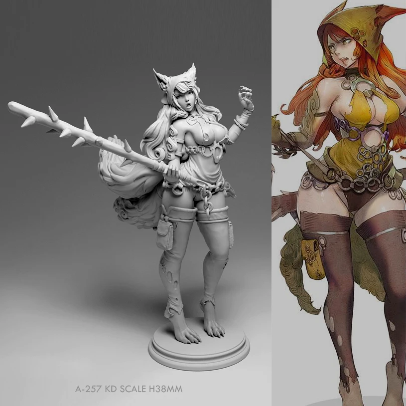 

Неокрашенная Смола KINGDOM DEATH, модель гаража 35 мм, горная и дикая модель A-257