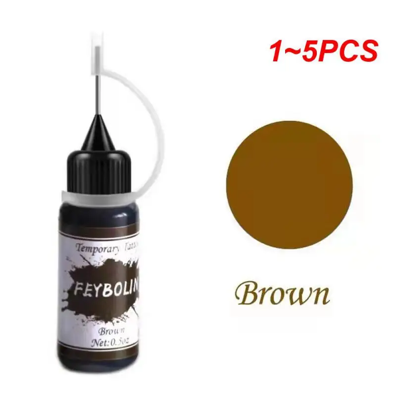 

1 ~ 5 шт. крем для татуировок с соком, используйте тату, мужские аксессуары, популярные жидкие татуировки с хной, временная живопись