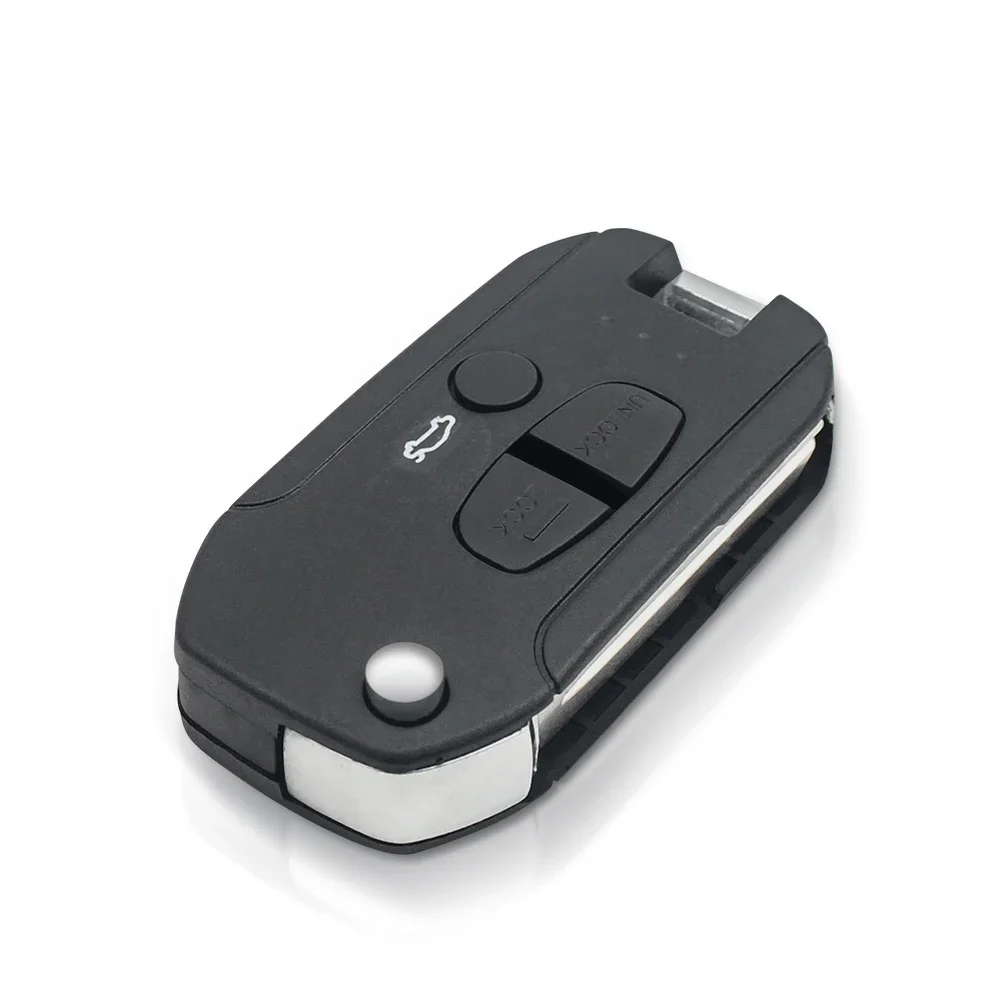 Modified Car Key Case For Mitsubishi New ASX GRANDIS Outlander LANCER-EX Right Blade 2 Button Folding Housing Case Fob KEYYOU