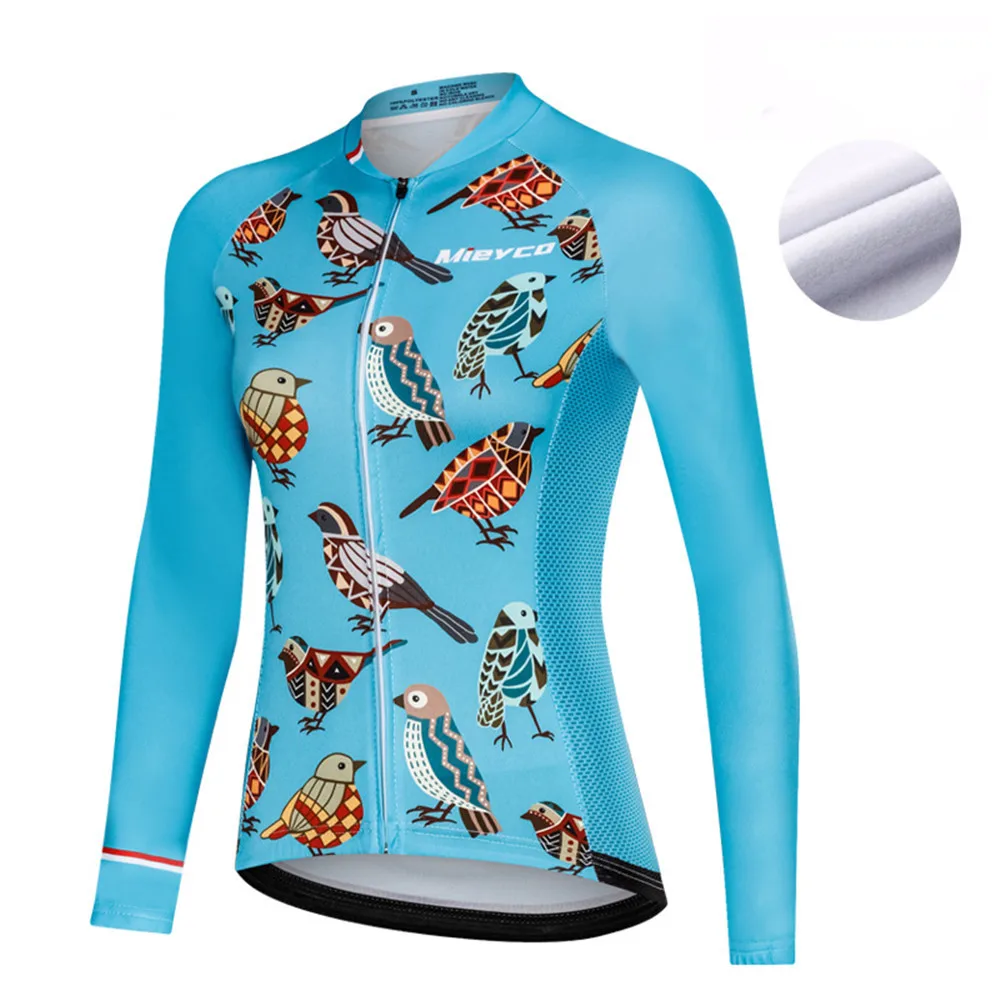 Winter Jacket Cycling Jersey Thermal Fleece Clothing Mountain Outdoor Bicycle Shirt Woman Outfits Wear Invierno Roupas Femininas
