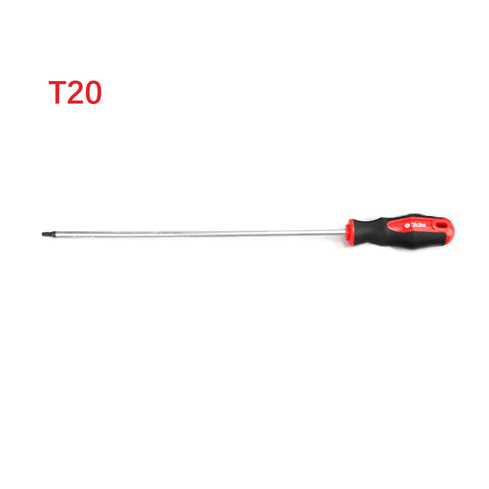 Juego De 5 Destornilladores Torx Extra Largos T15 A T30 - 300 Mm De Largo, Mango Ergonómico Y Punta Magnética