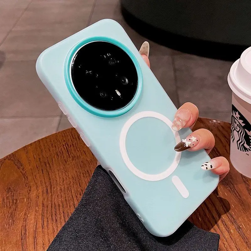 Enhanced Jelly Magnetic Shockproof Case with Skin-Friendly Feel